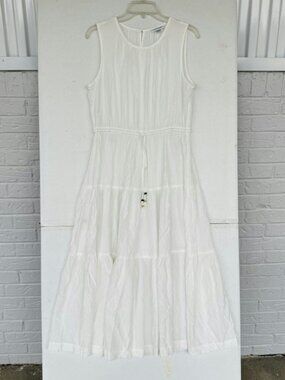 Calvin Klein Tiered A-Line Midi Dress Women's 8